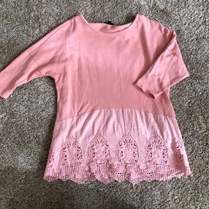 Hannah blush pink sweatshirt!